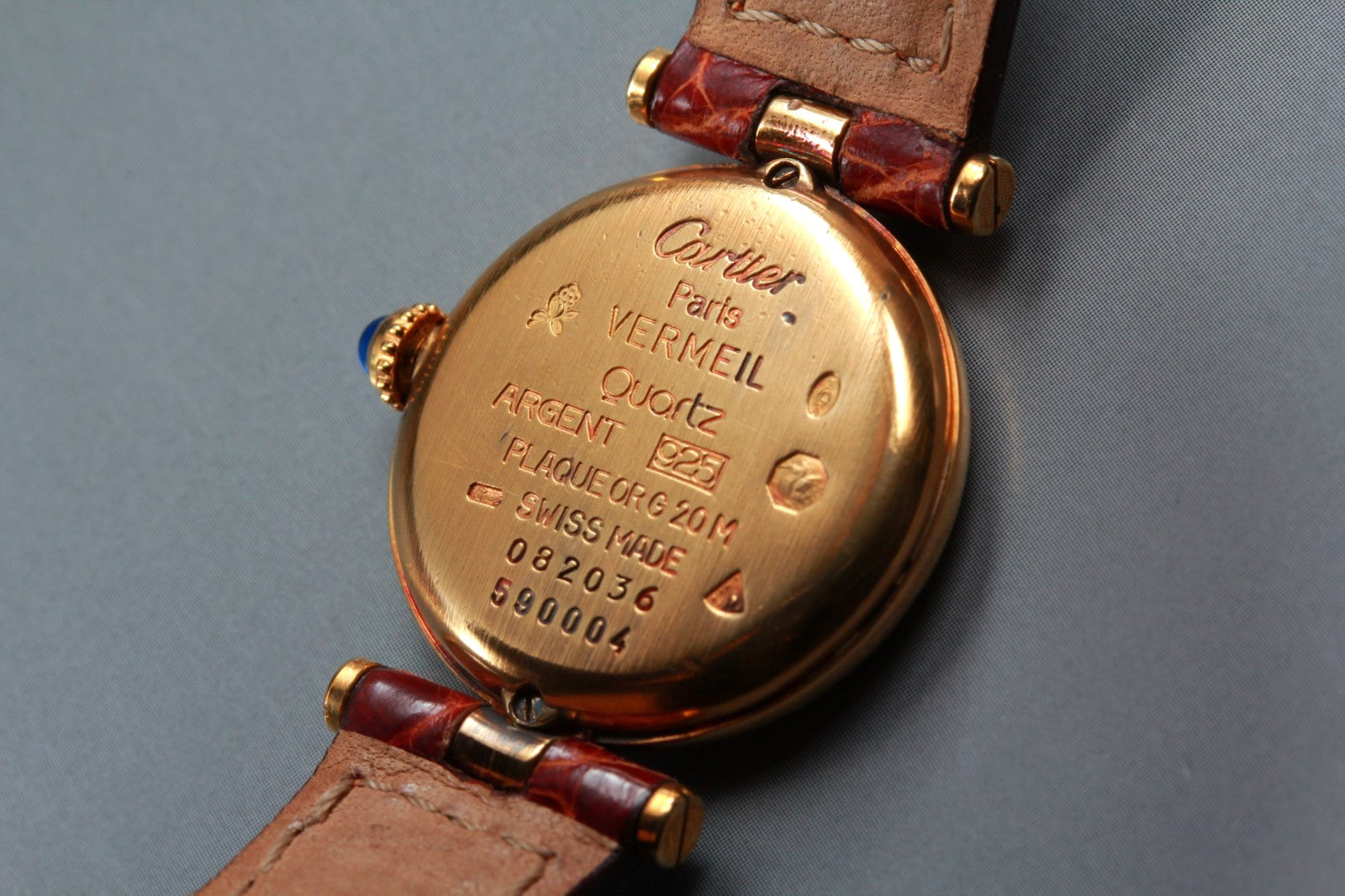 Cartier Vermeil Wristwatch - Gold, Stainless Steel