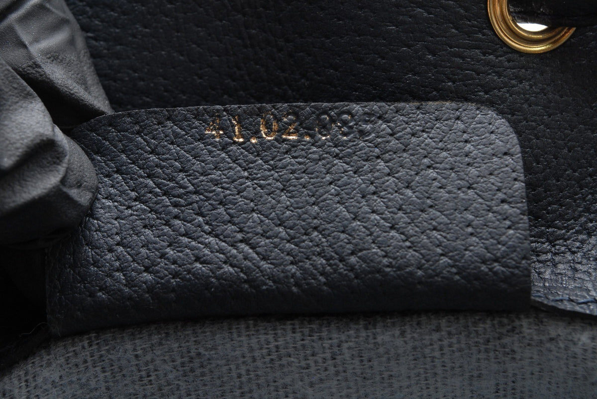 Gucci Sherry Line Shoulder Bag - Navy, PVC Leather