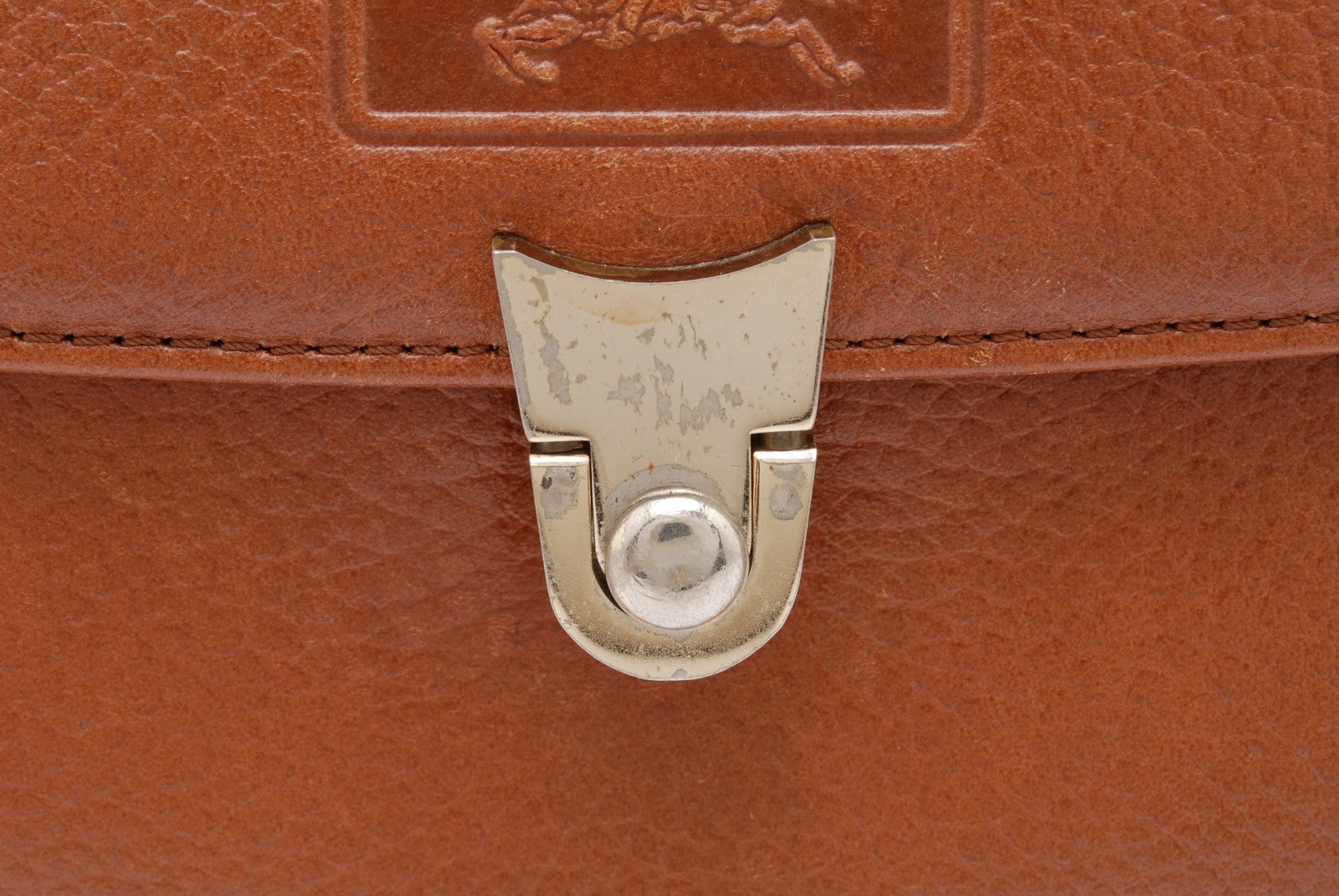 Burberry Burberrys Hand Bag - Brown, Leather