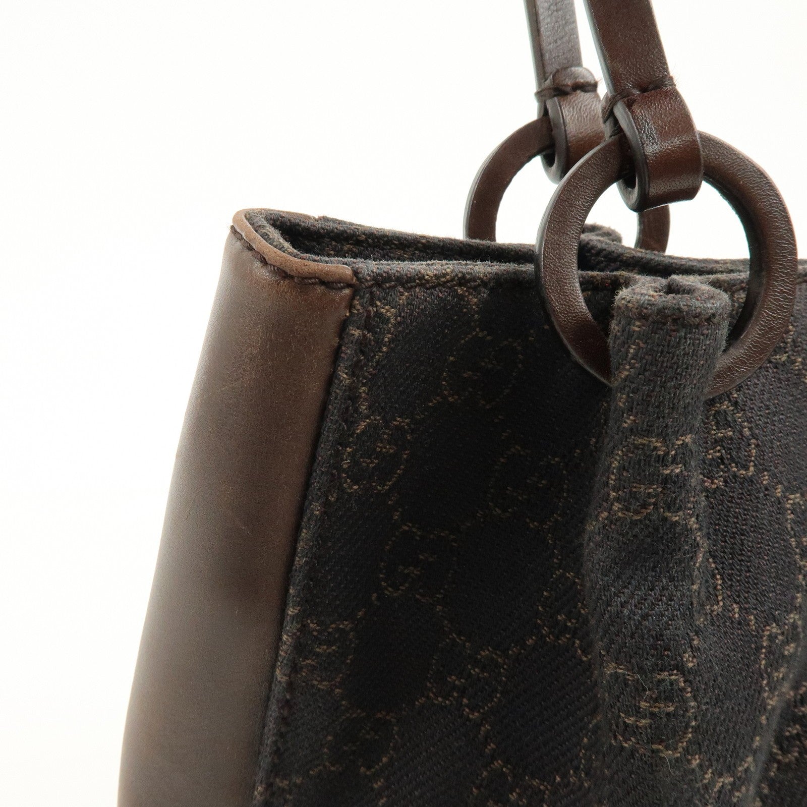 Gucci Shoulder Tote Bag - Brown, GG Canvas and Leather