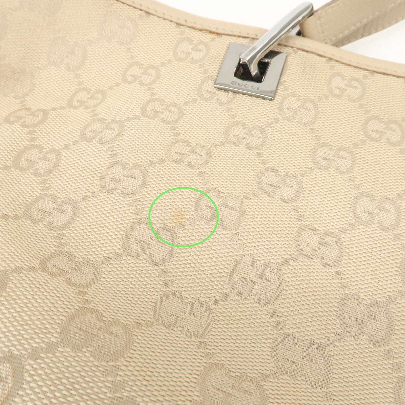 Gucci Tote Bag - Beige, GG Canvas, Leather