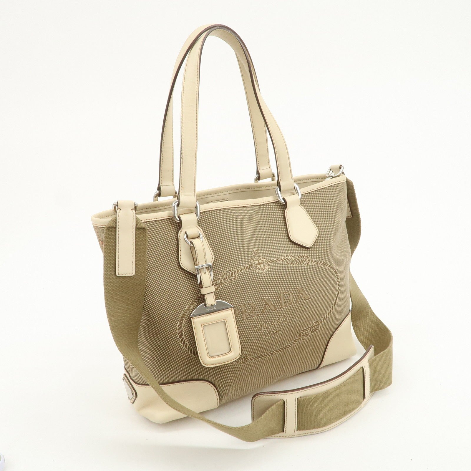 Prada Shoulder Bag - Beige, Leather