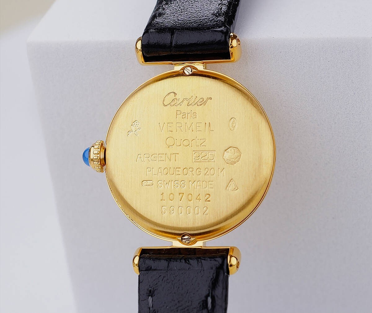Cartier Must Colisee Roman Index Watch - White, Stainless Steel