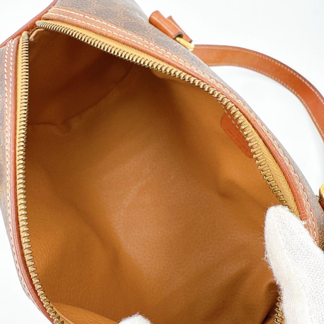 Celine Vintage Macadam Shoulder Bag - Brown, Unknown Material