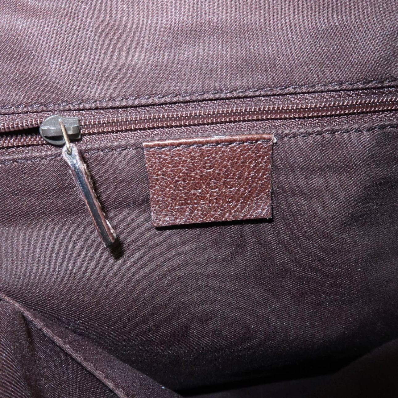 GUCCI Abbey GG Canvas Leather Shoulder Bag