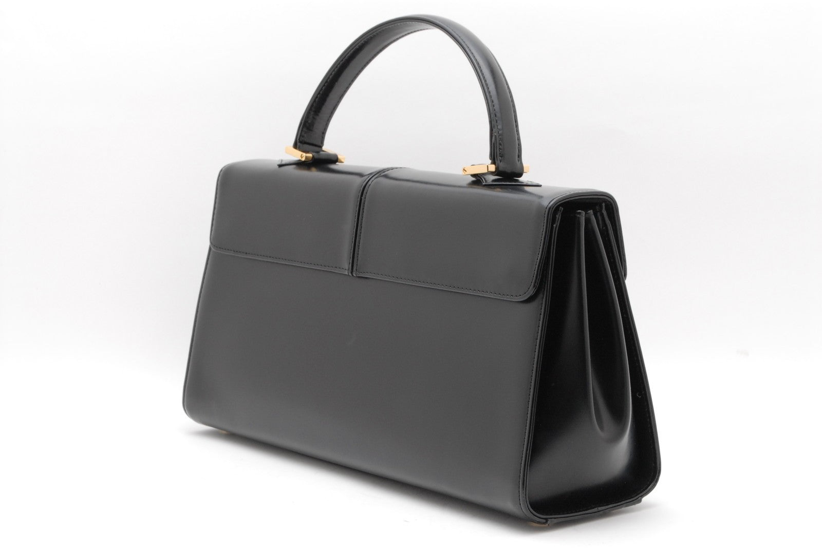 Saint Laurent Yves Saint Laurent Tote Hand Bag - Black, Leather