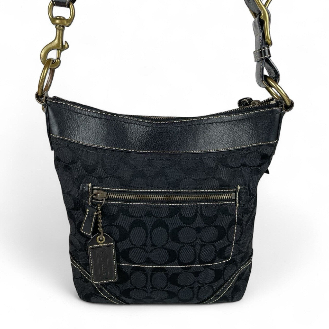 Coach Legacy Shoulder Bag - Black, Canvas
