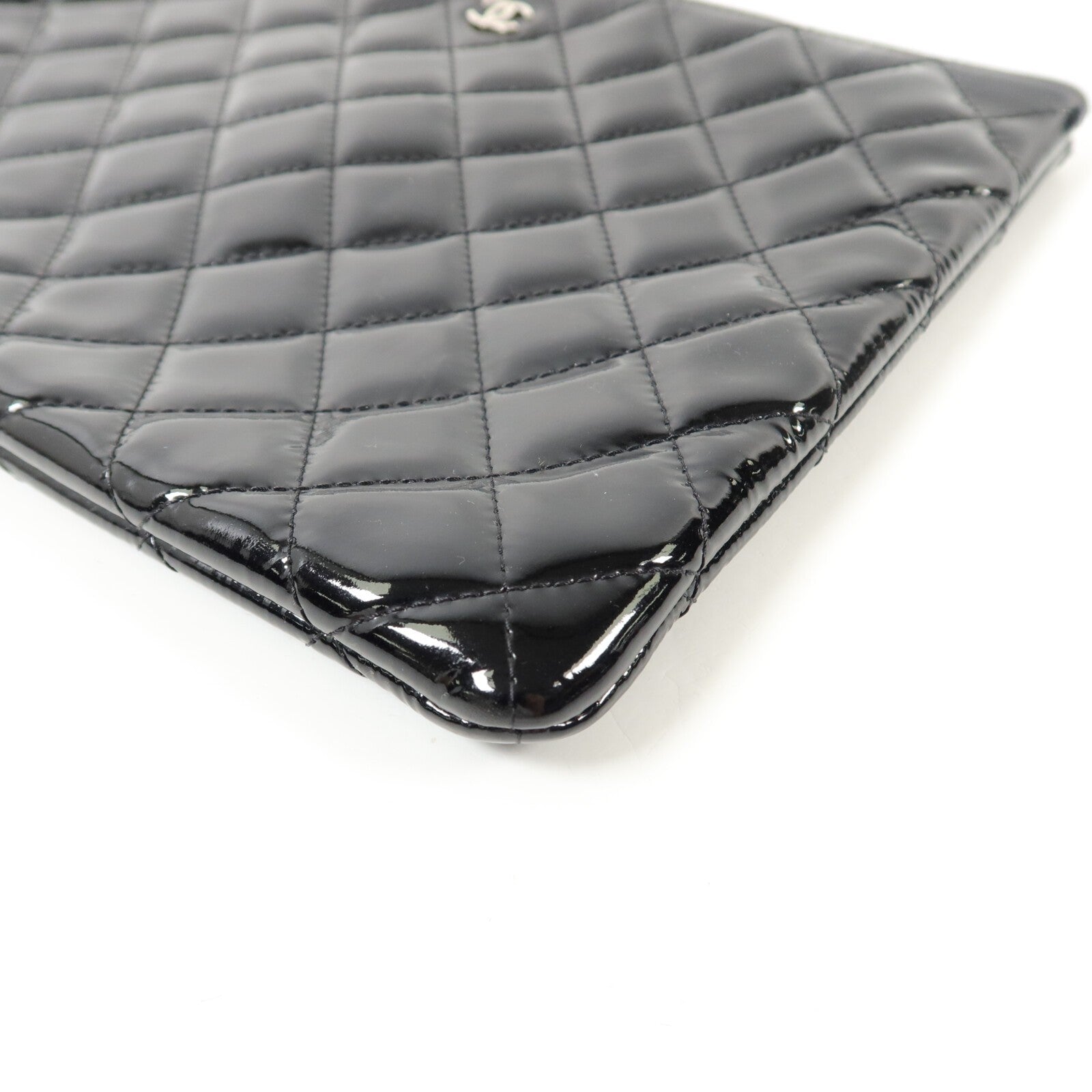 CHANEL CC SHW Clutch Second Bag - Black, Calfskin
