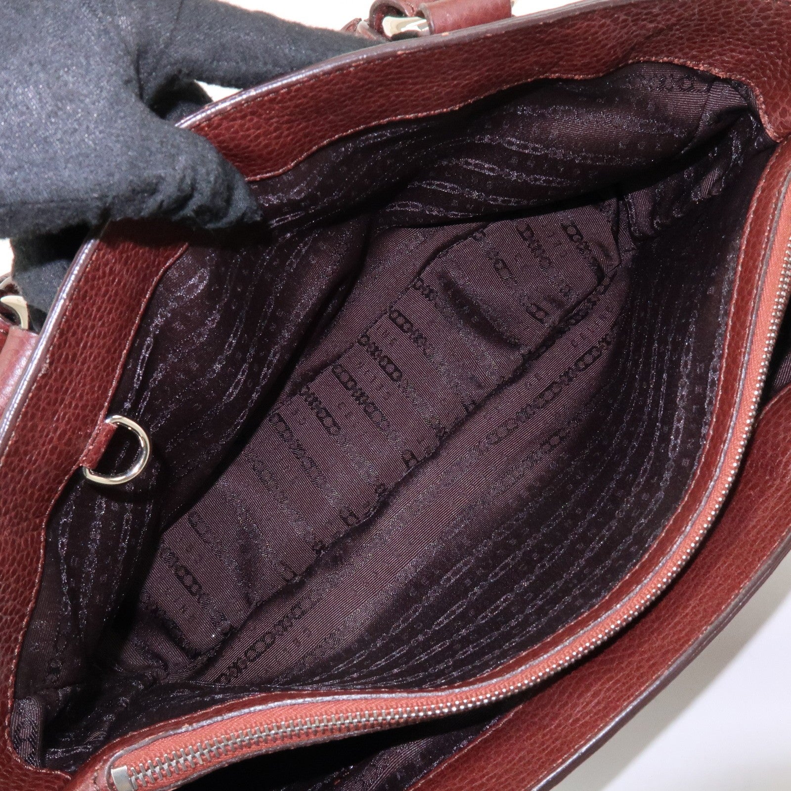 Celine Boogie Handbag - Brown, Leather