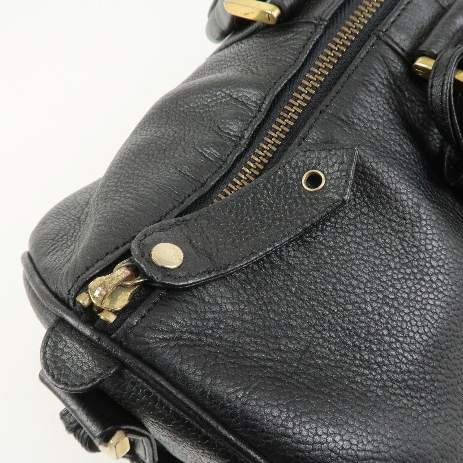 Chanel Coco Mark Caviarskin Boston Bag - Black, Leather