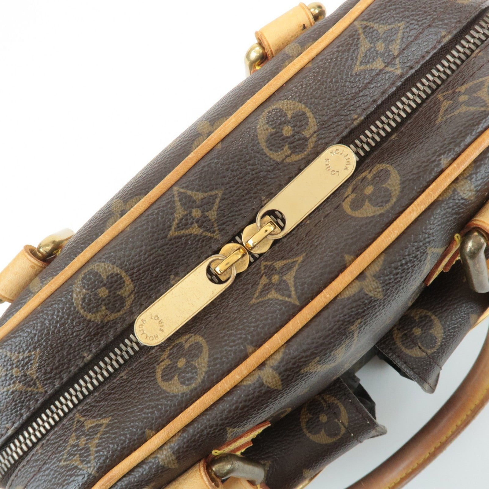 Louis Vuitton Monogram Manhattan PM Handbag - Brown, Monogram Canvas