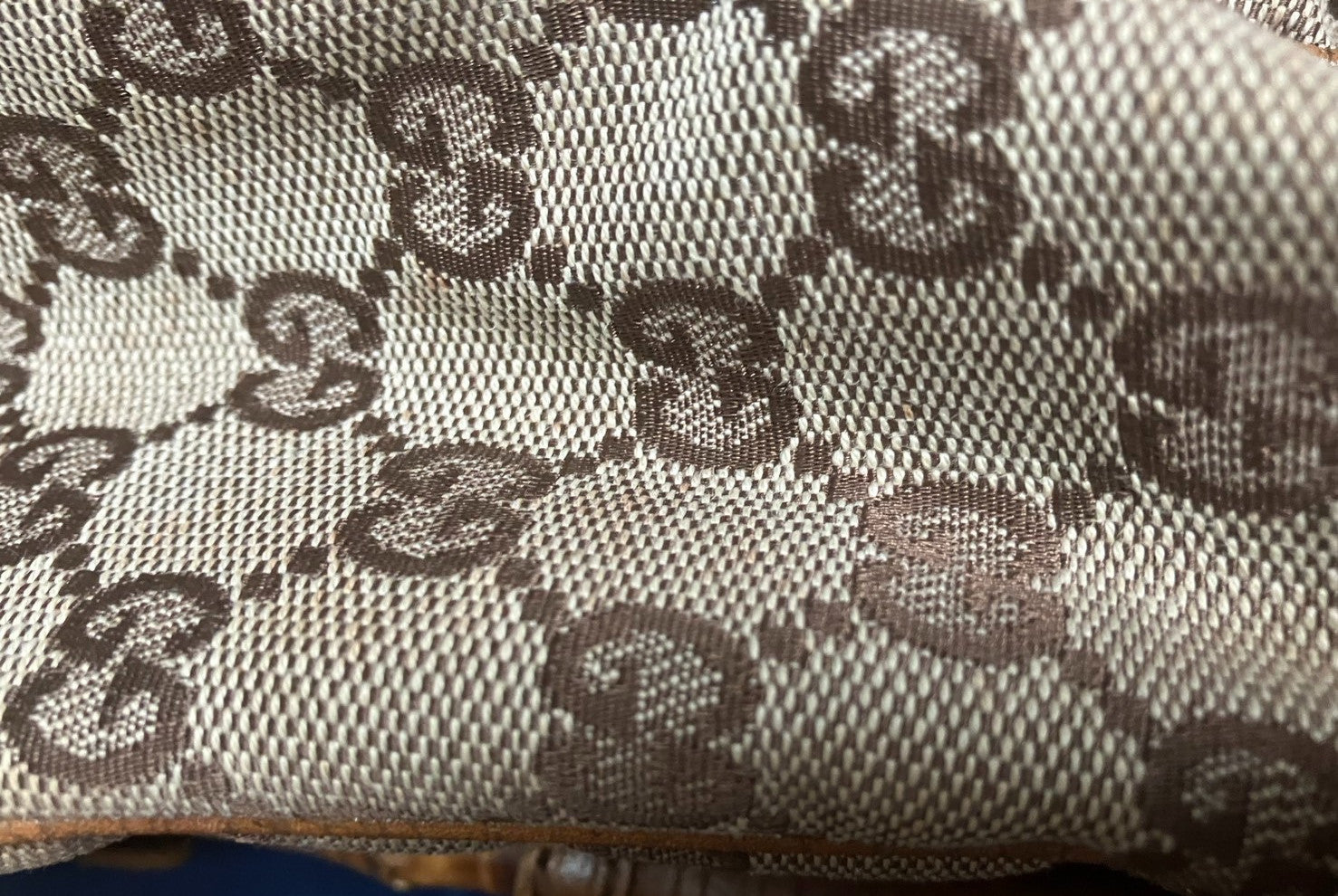 Gucci GG Hand Bag - Brown, Canvas