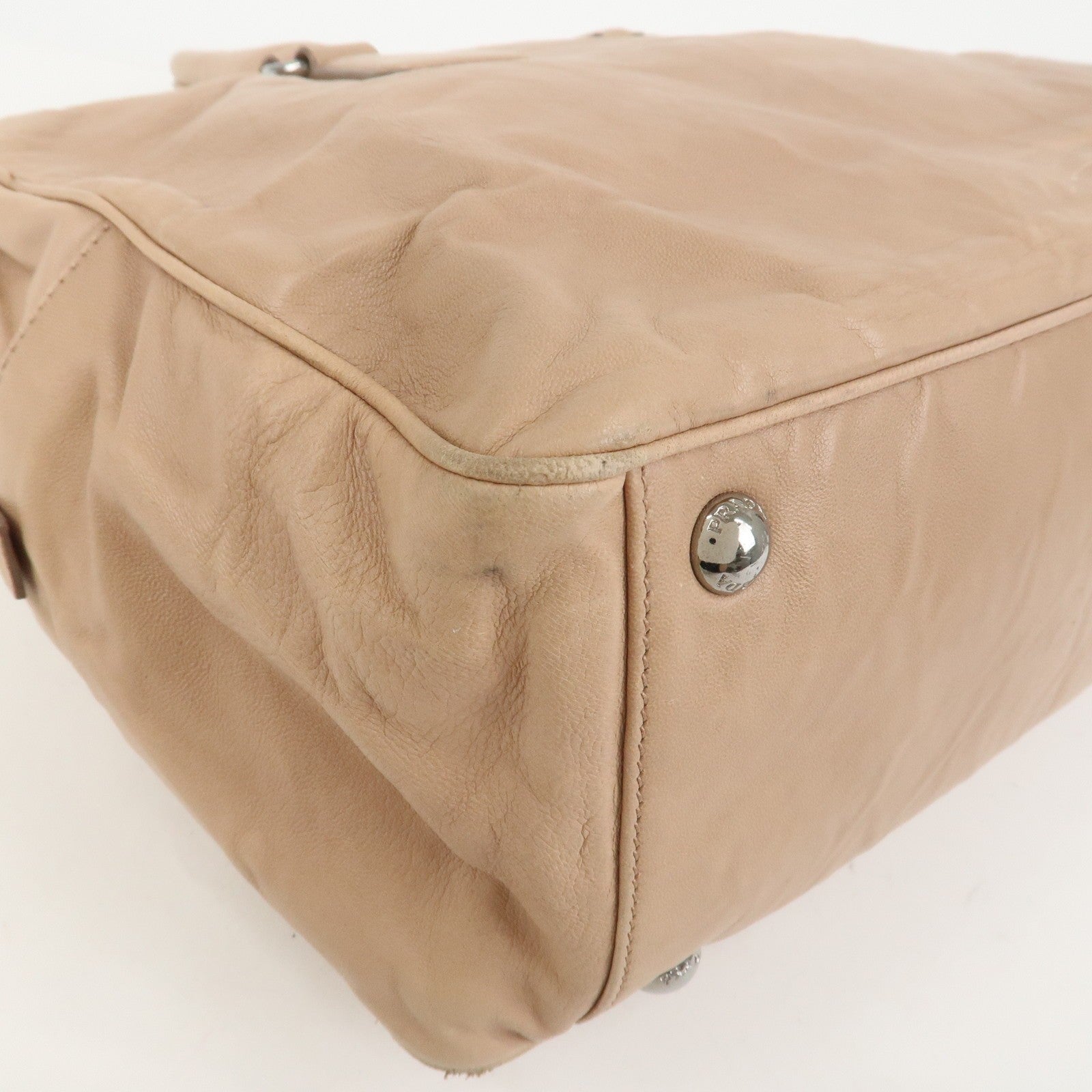 Prada Shoulder Bag - Pink Beige, Leather