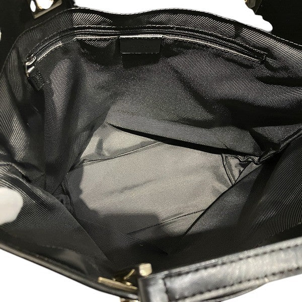 Gucci GG Canvas Tote Bag - Beige & Black, Canvas x Leather
