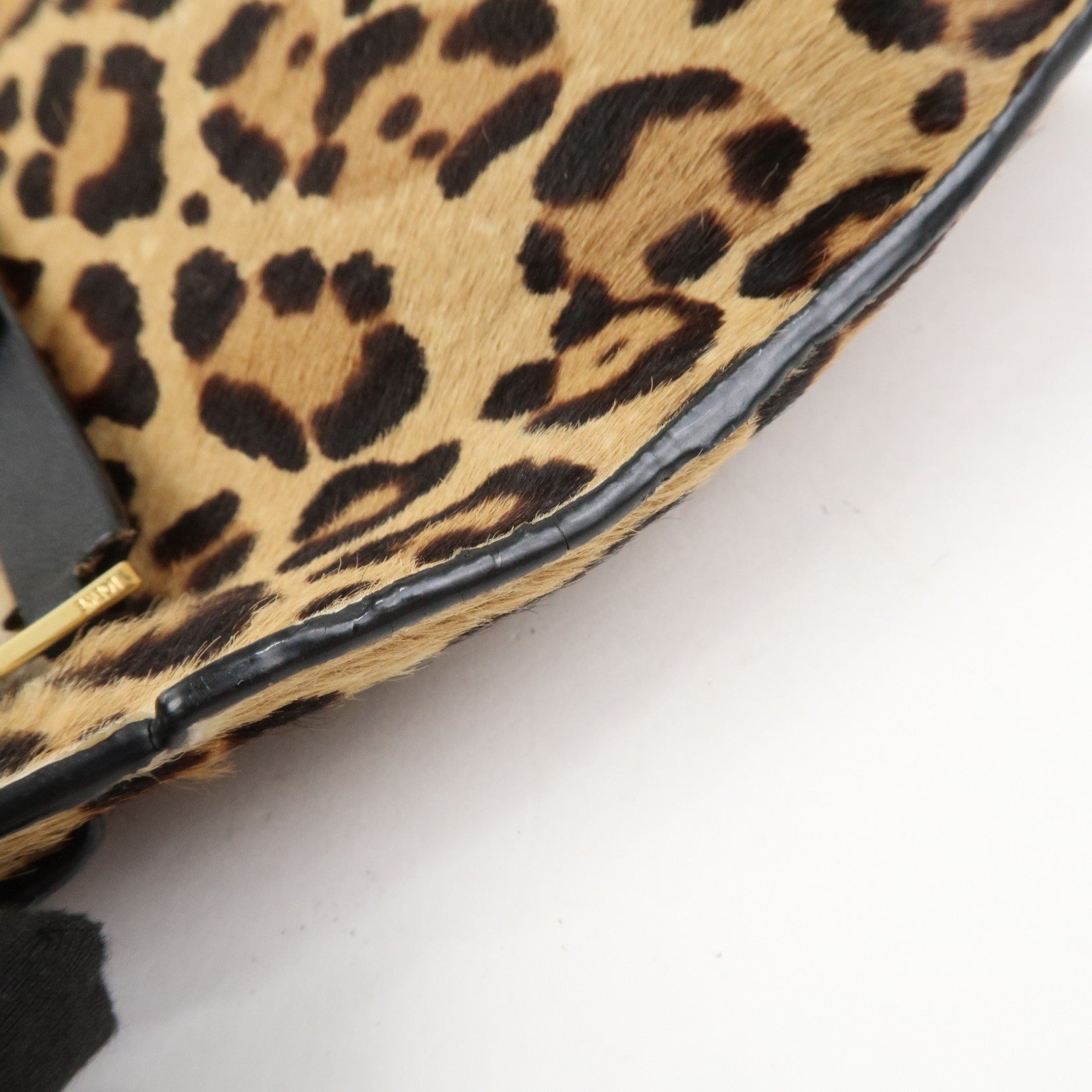 Loewe Anagram Logo Clutch Bag - Leopard, Unborn Calf Leather