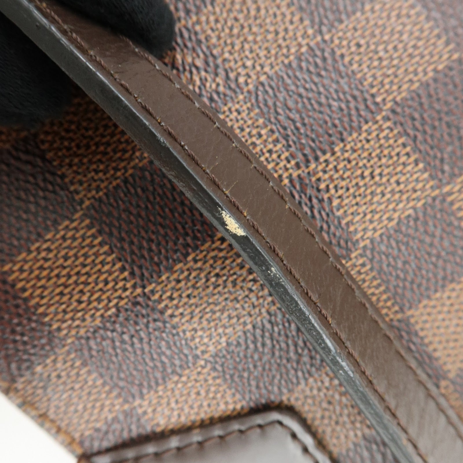 Louis Vuitton Damier Ebene Cabas Rivington Canvas Shoulder Bag