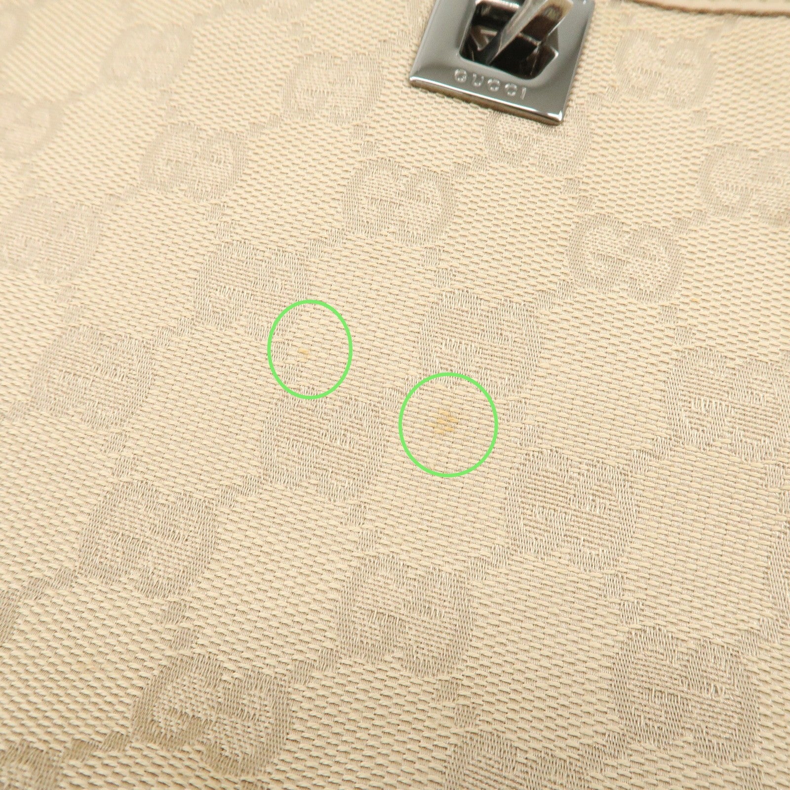 Gucci Tote Bag - Beige, GG Canvas, Leather
