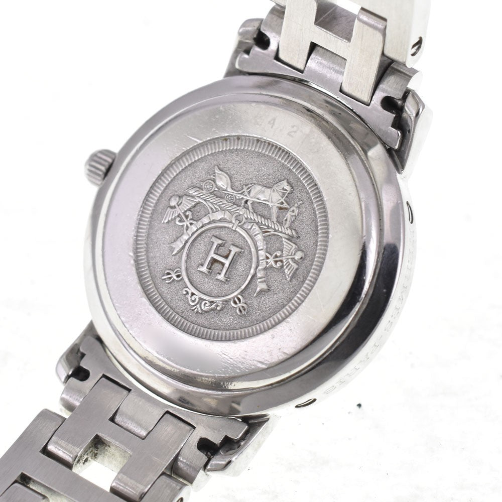 Hermès Clipper CL4.210 Watch - White, Stainless Steel