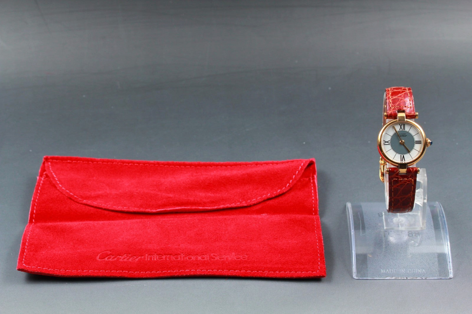 Cartier Vermeil Wristwatch - Gold, Stainless Steel