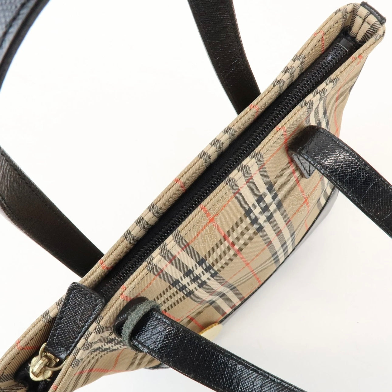 BURBERRY Nova Plaid Small Hand Bag