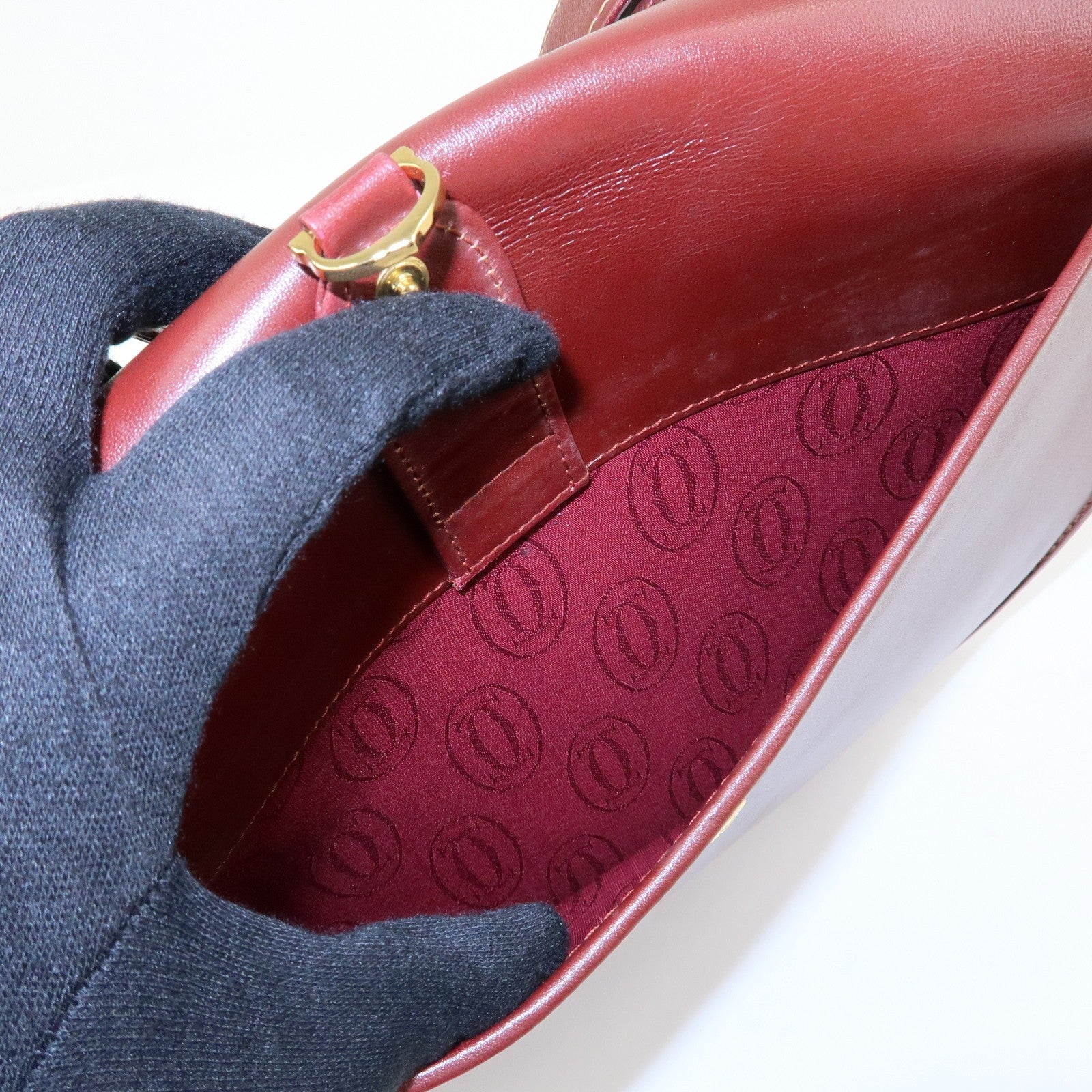 Cartier Must de Cartier Shoulder Bag - Bordeaux, Leather