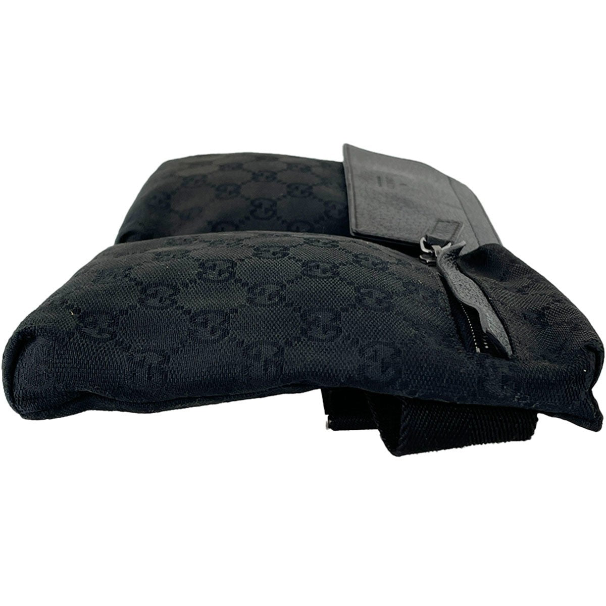 Gucci GG Waist Bag - Black, Canvas Fabric
