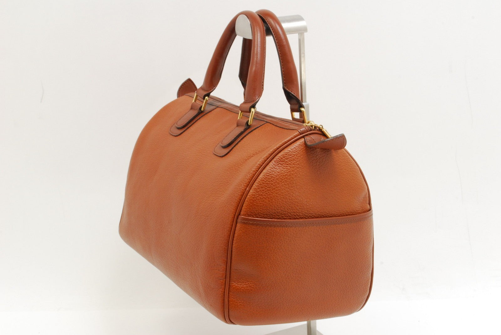 Burberry Nova Check Horse Handbag - Brown, Leather
