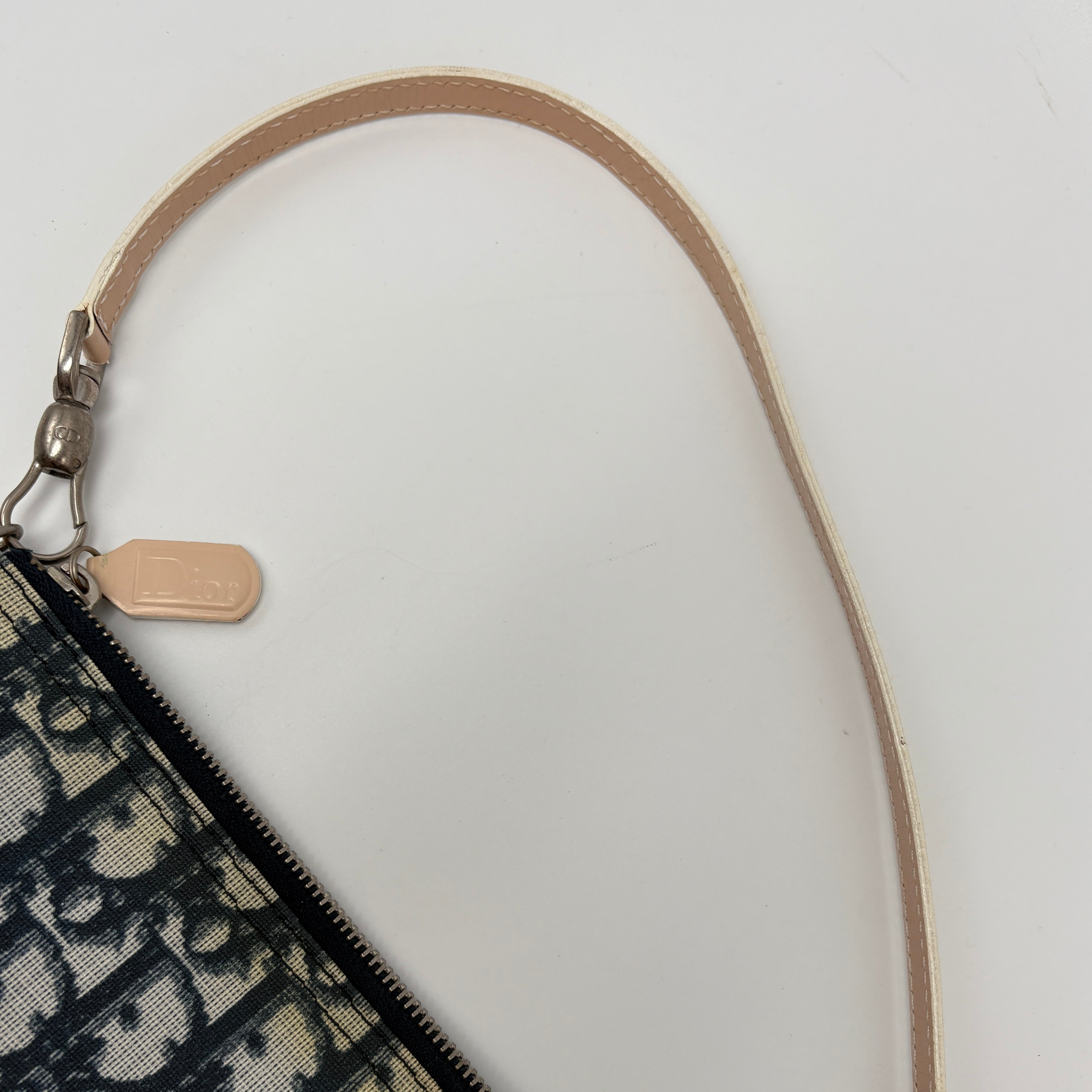 Dior Trotter Saddle Blue Shoulder Bag