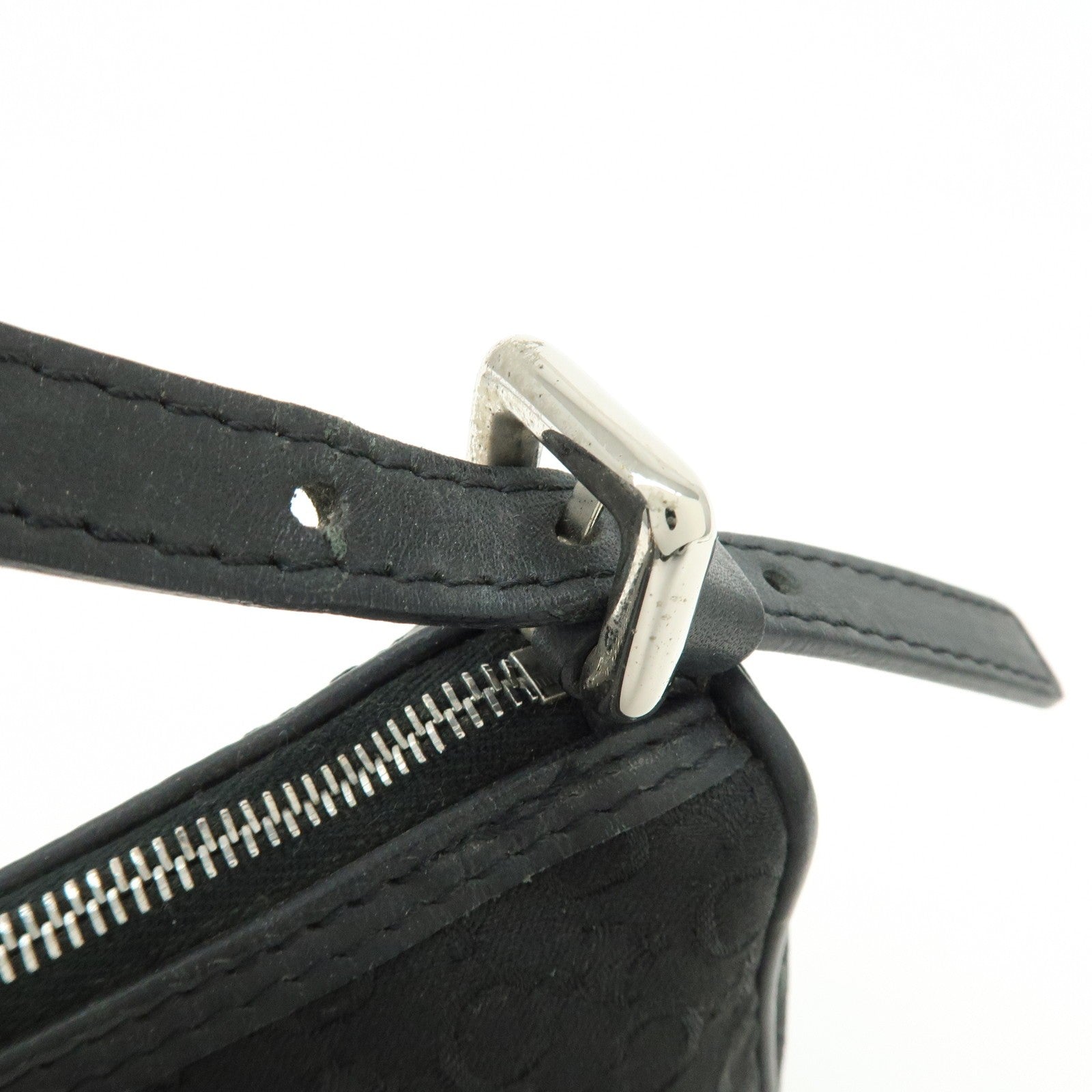 Celine C Macadam Shoulder Bag - Black, Leather