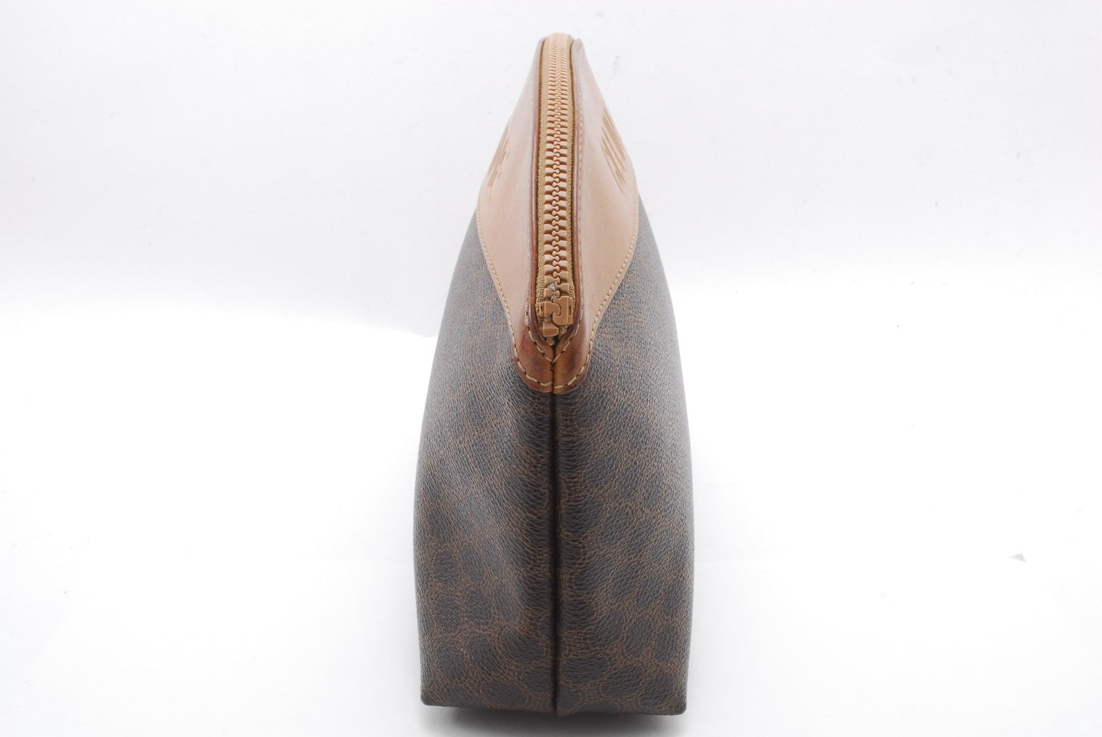 Celine C Charm Clutch Hand Bag - Beige, PVC Leather