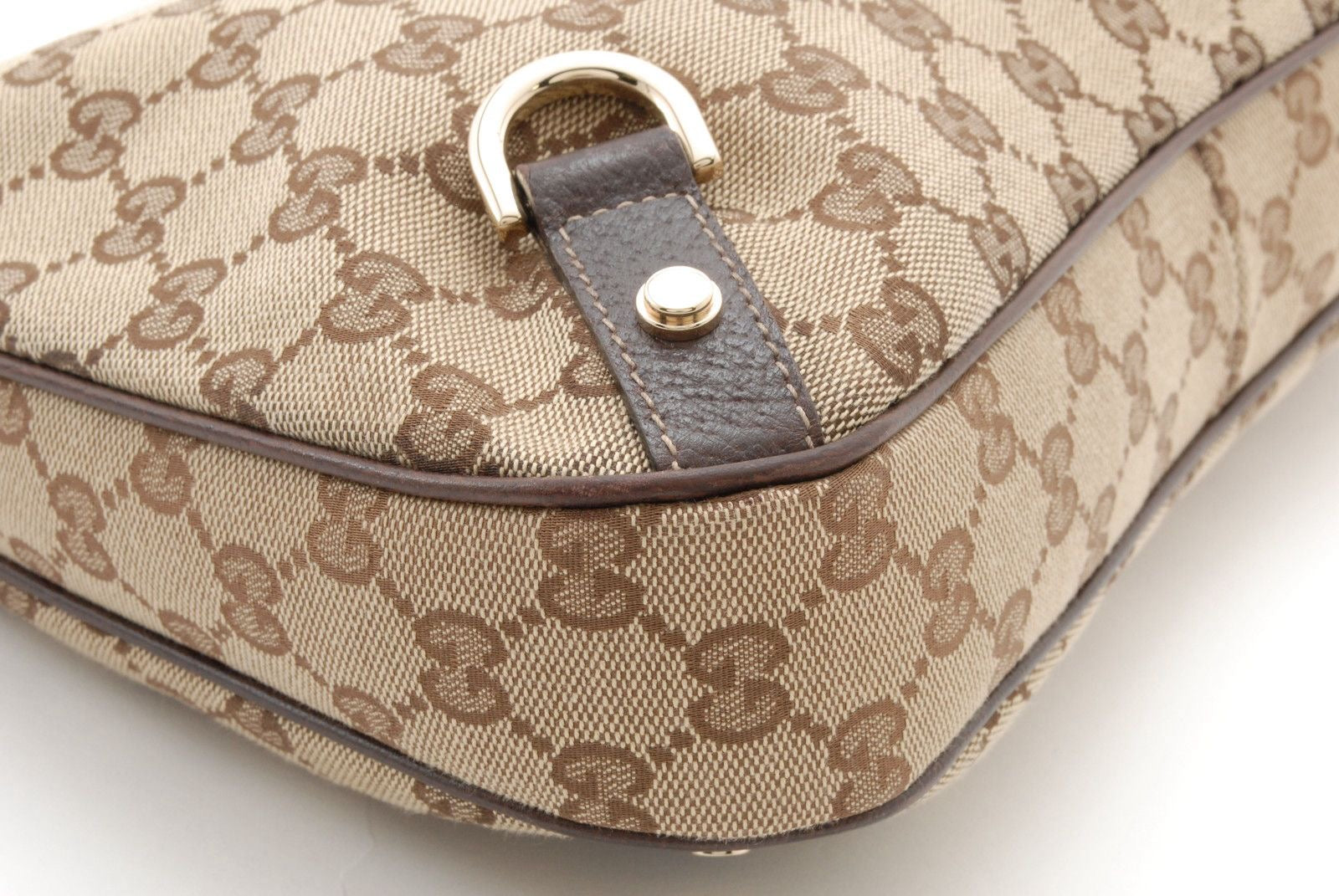 Gucci Abbey D-Ring Hobo Shoulder Bag - Brown, Leather