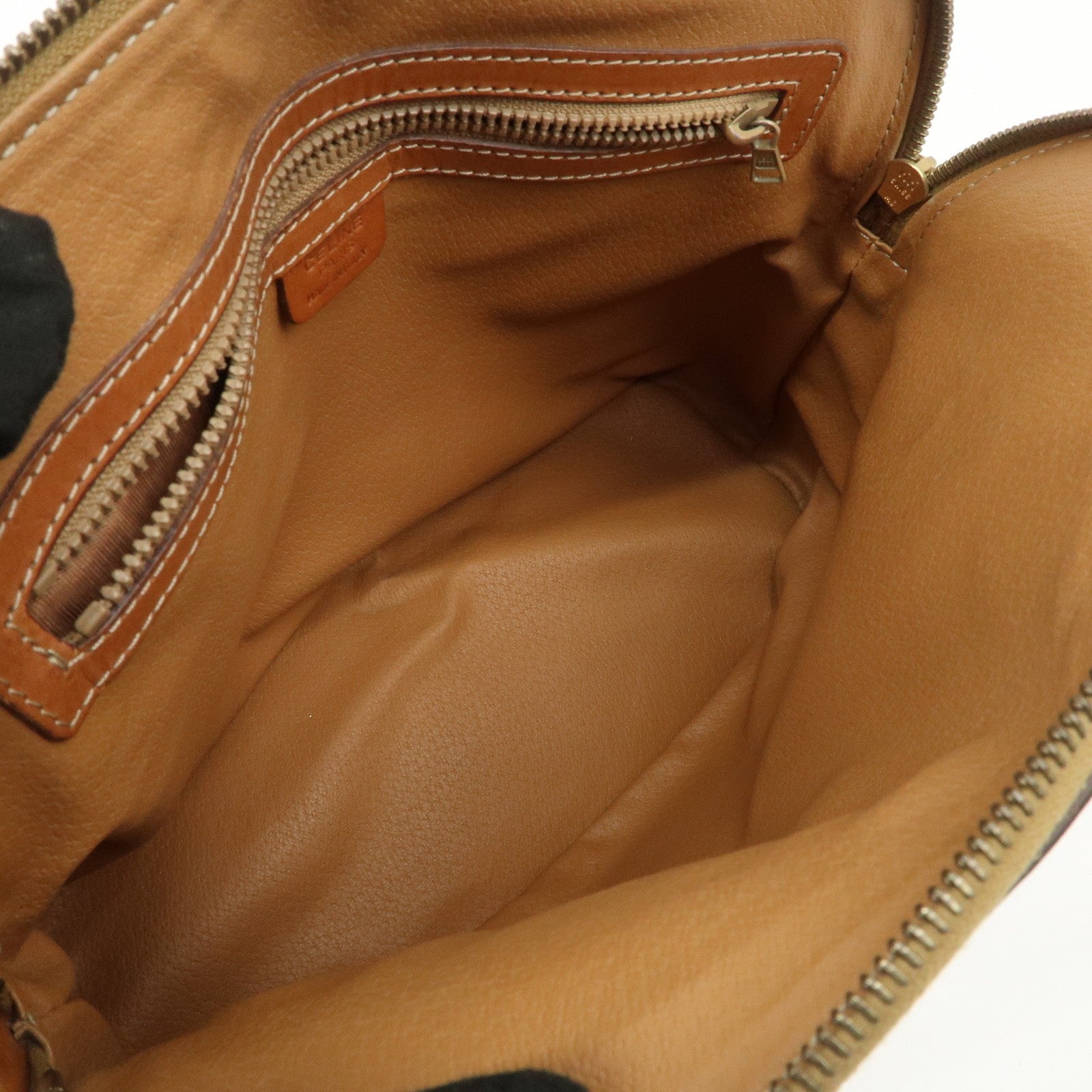 Celine Macadam Hand Bag - Brown, PVC Leather