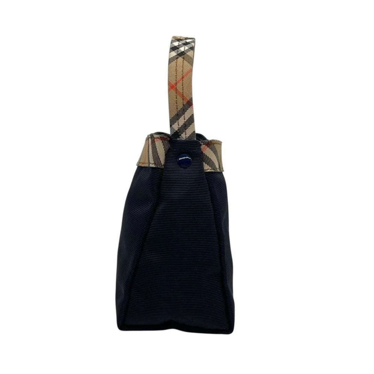 Burberry Mini Handbag- Canvas Nova Check Navy