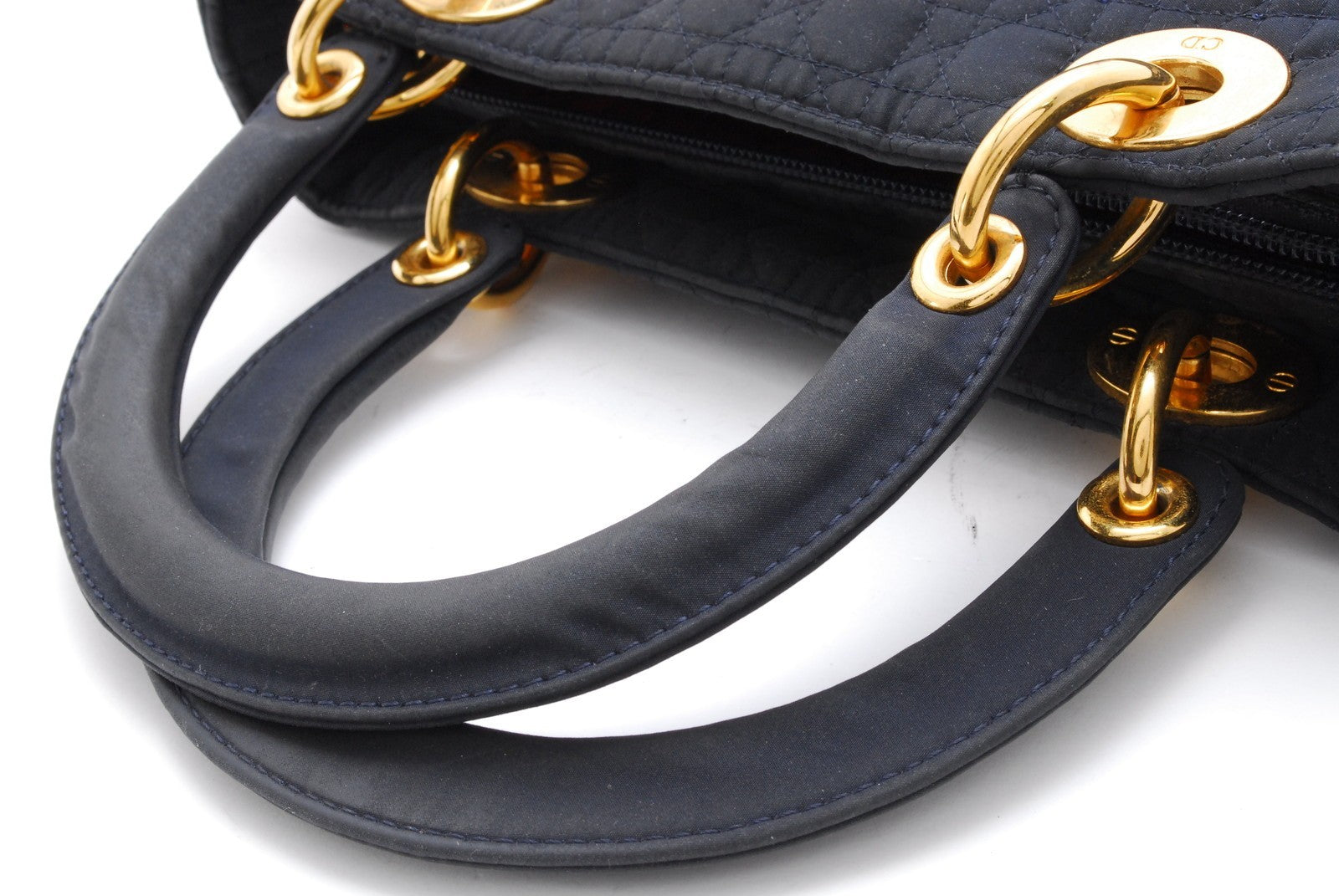 Christian Dior Lady Dior Handbag - Black, Nylon