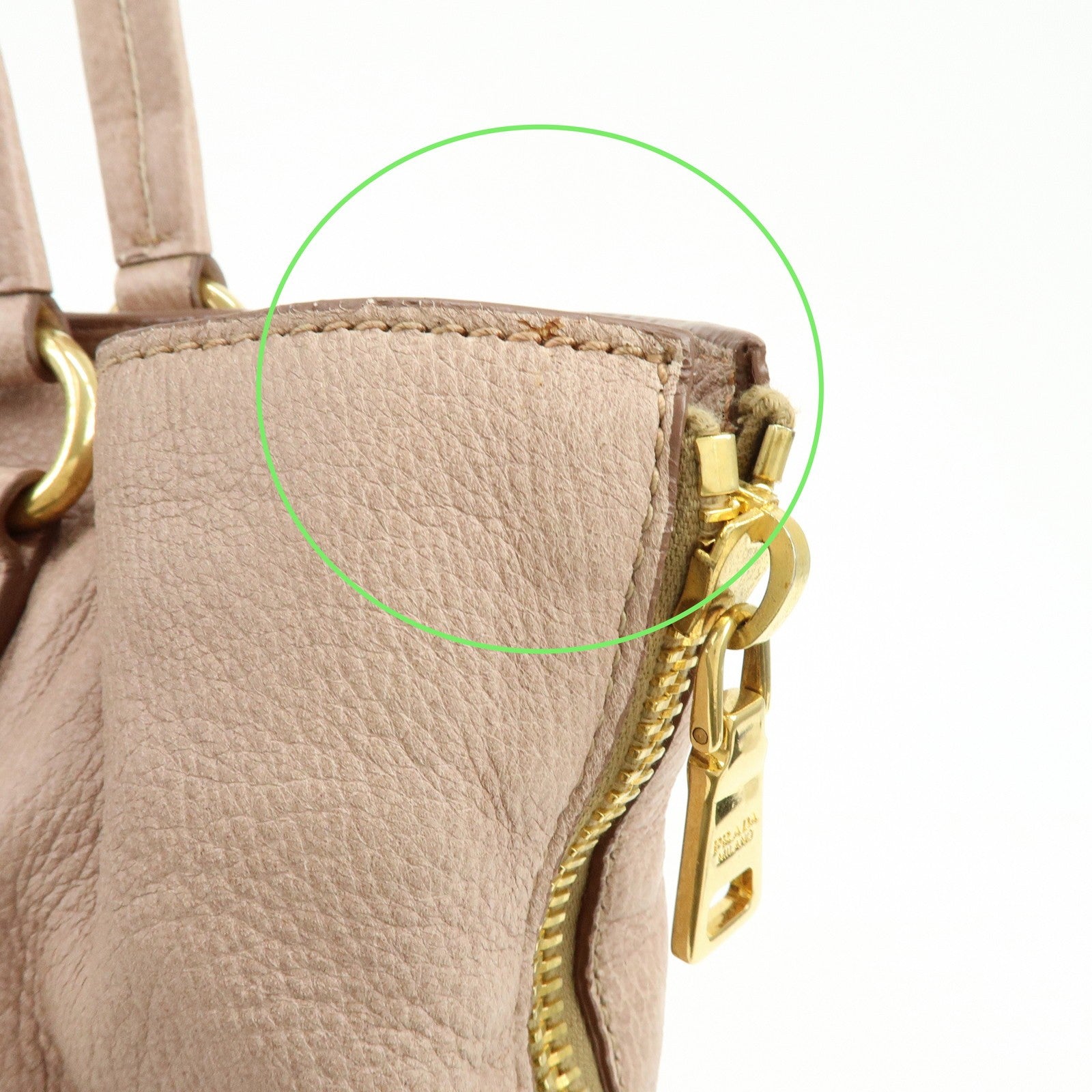 Prada Tote Bag - Pink, Leather