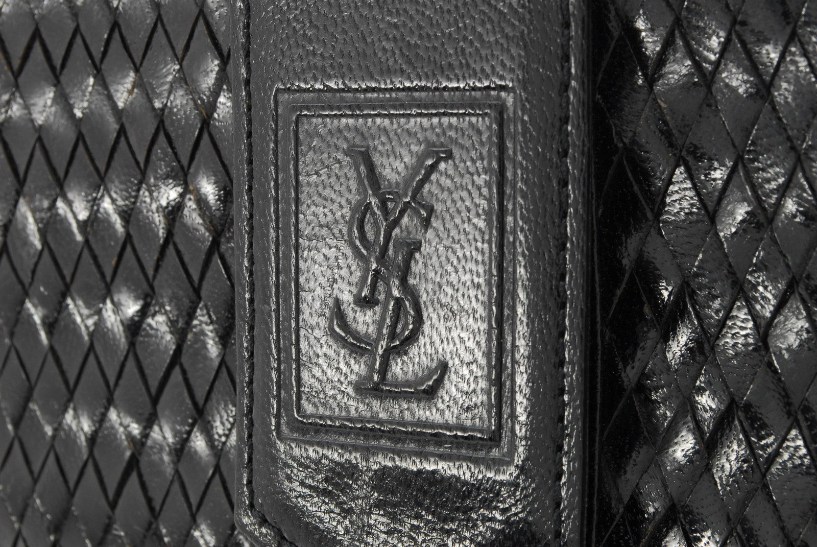 Saint Laurent Yves Clutch Bag - Black, Leather
