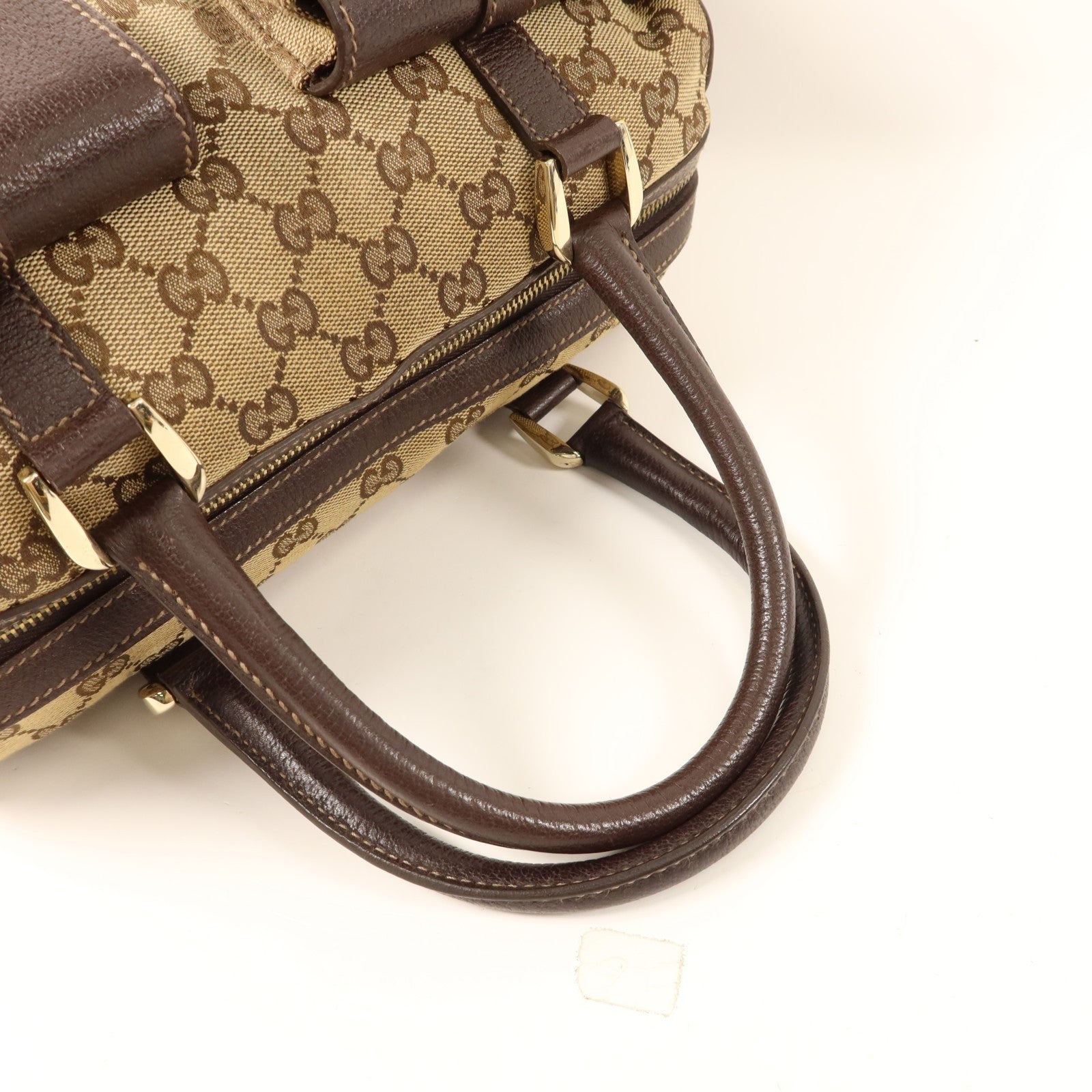 Gucci GG GHW Abbey Pocket Handbag - Brown, GG canvas
