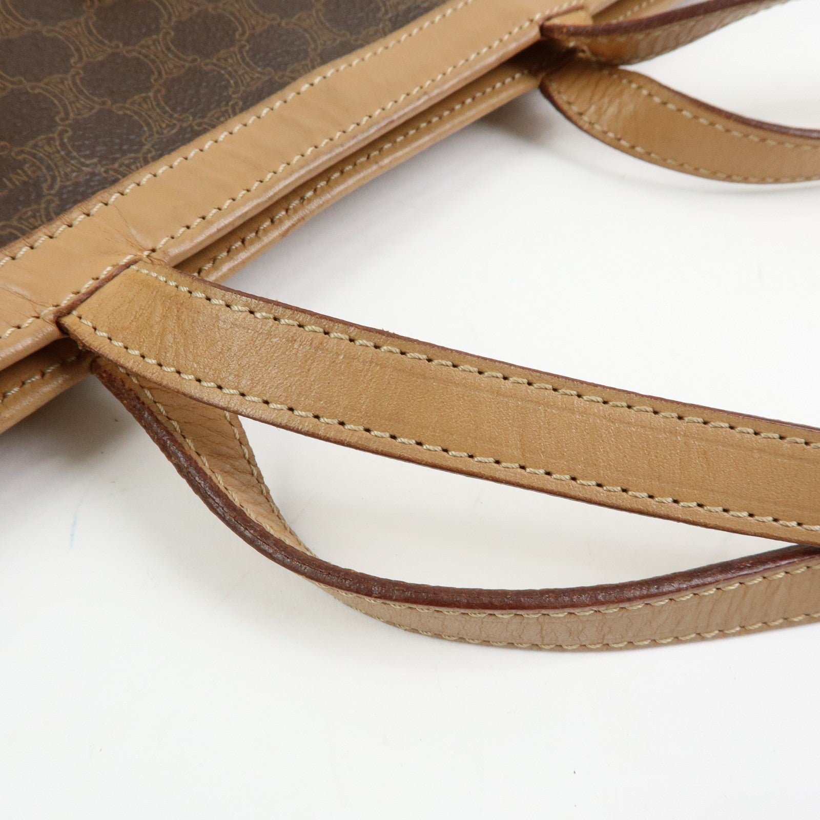 Celine Macadam Tote Bag - Brown, PVC Leather