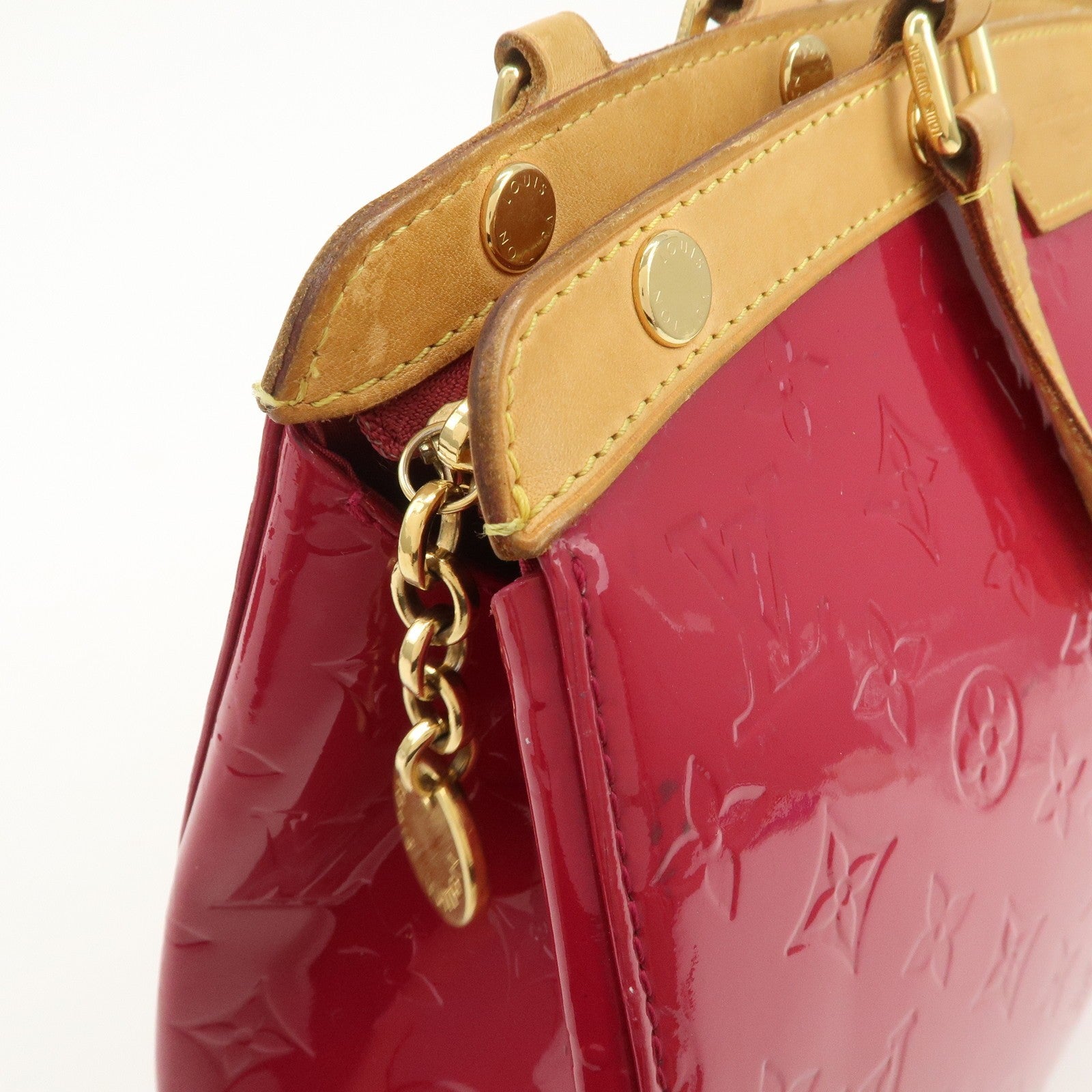 Louis Vuitton Vernis Brea MM 2Way Bag - Rose Indien, Vernis Leather