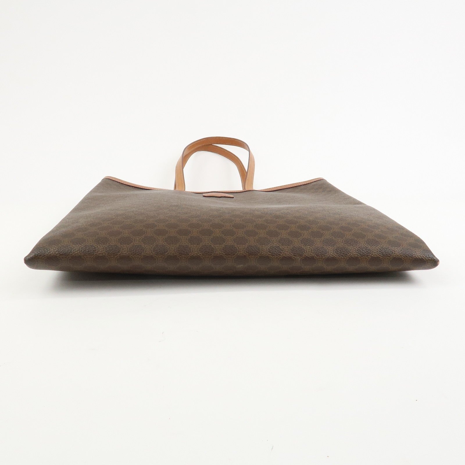 Celine Macadam Tote Bag - Brown, PVC Coated Canvas and Leather