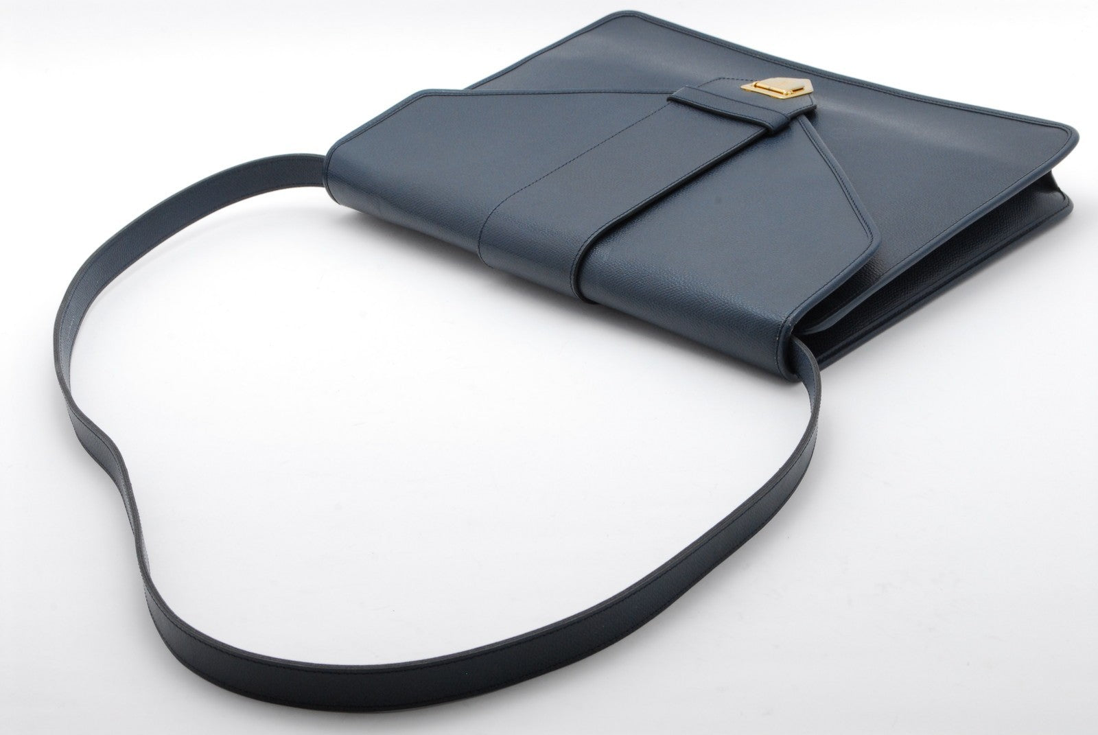 Saint Laurent Shoulder Bag - Navy, Leather
