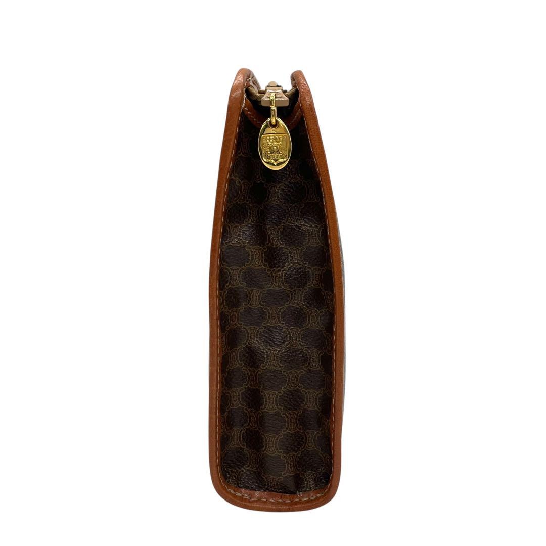 Celine s67 Magadam Clutch Bag - Brown, PVC Leather