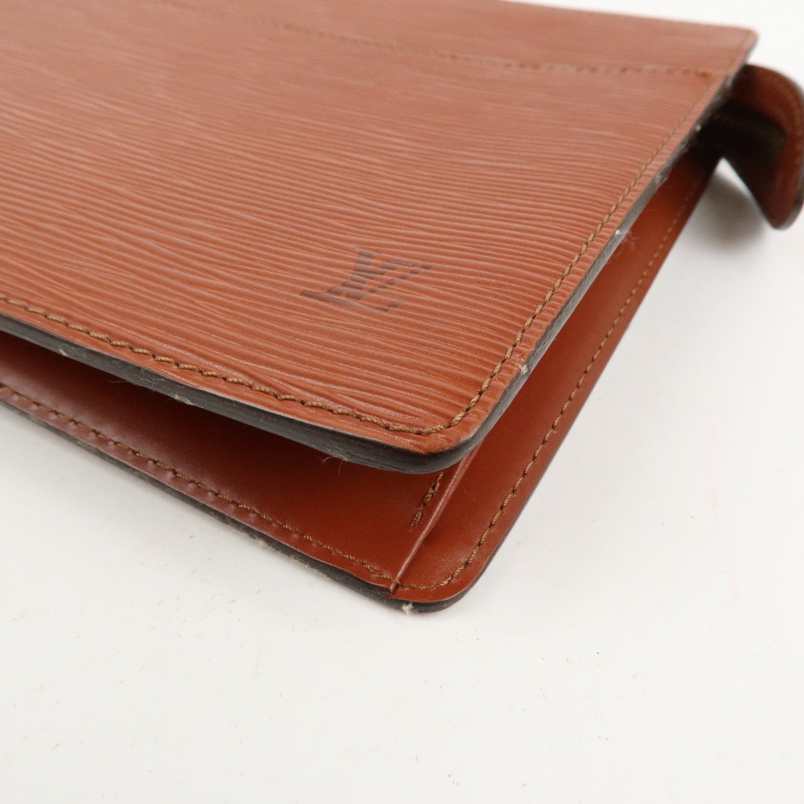 Louis Vuitton Epi Pochette Homme Clutch Bag - Kenya Brown, Epi Leather