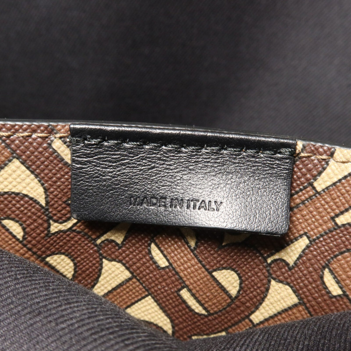 Burberry GHW Tote Bag - Brown/Black/White, PVC Coated Canvas
