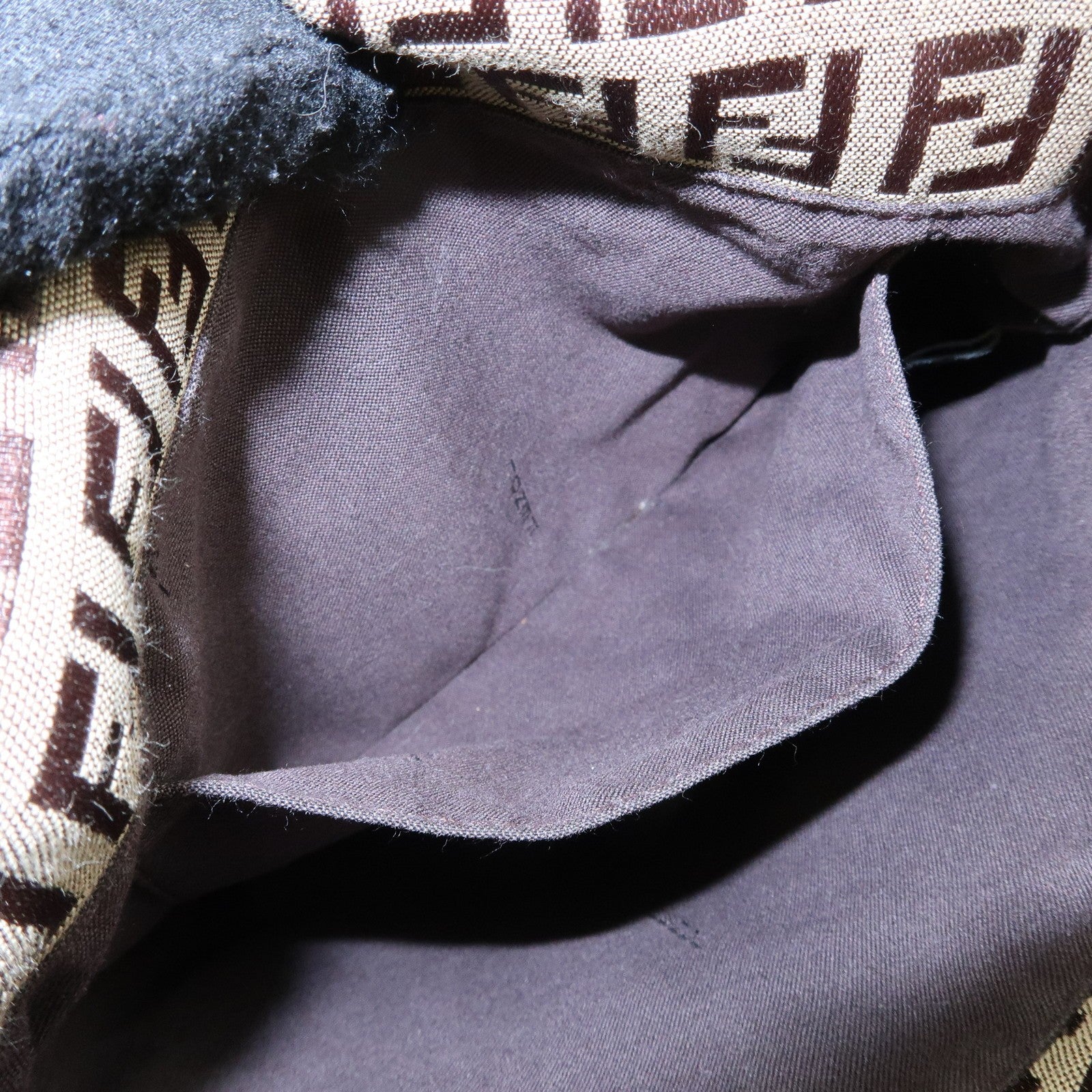 Fendi Shoulder Crossbody Bag - Brown, Canvas Leather