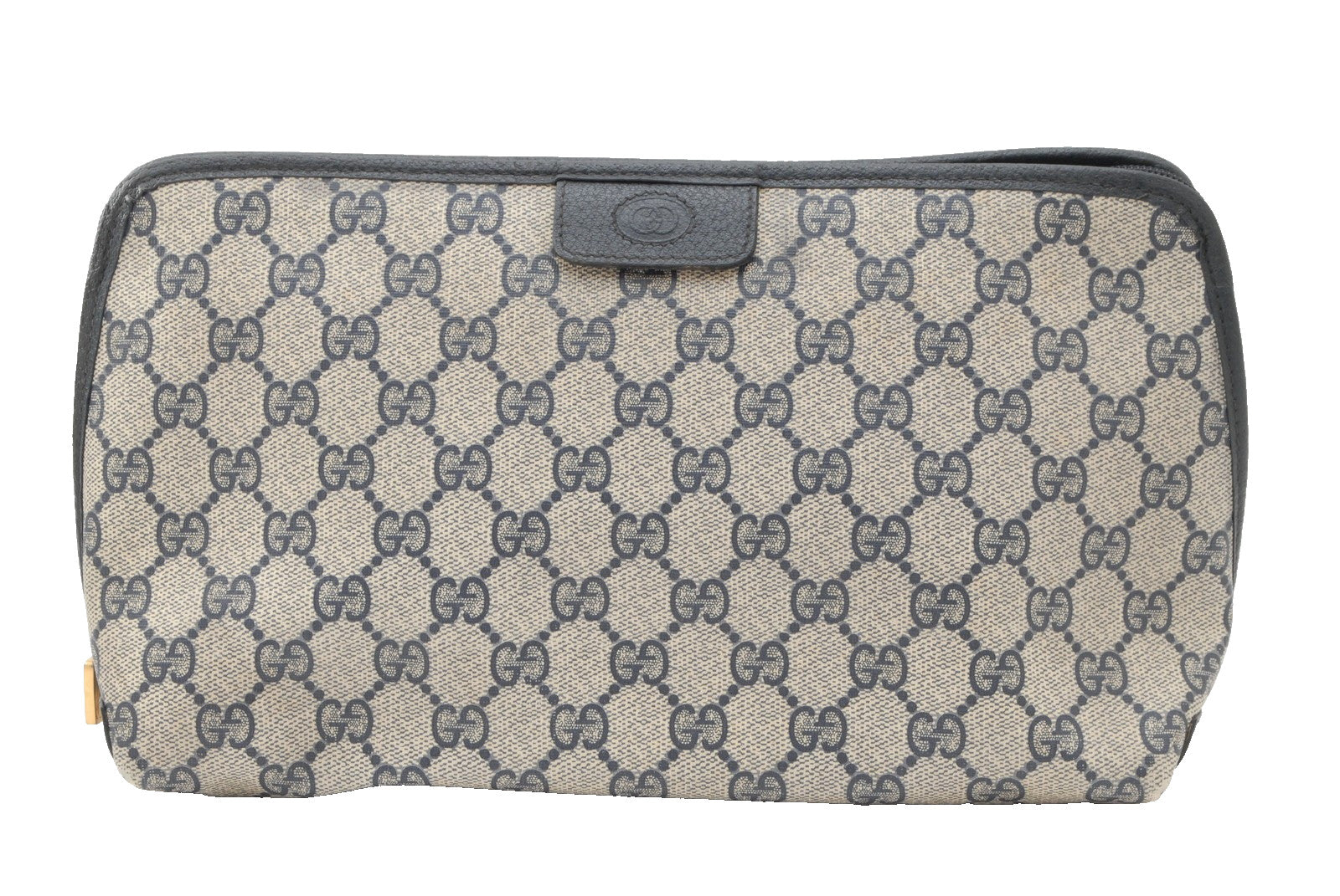 Gucci GG Canvas Pouch Cosmetic Bag - Beige, Canvas