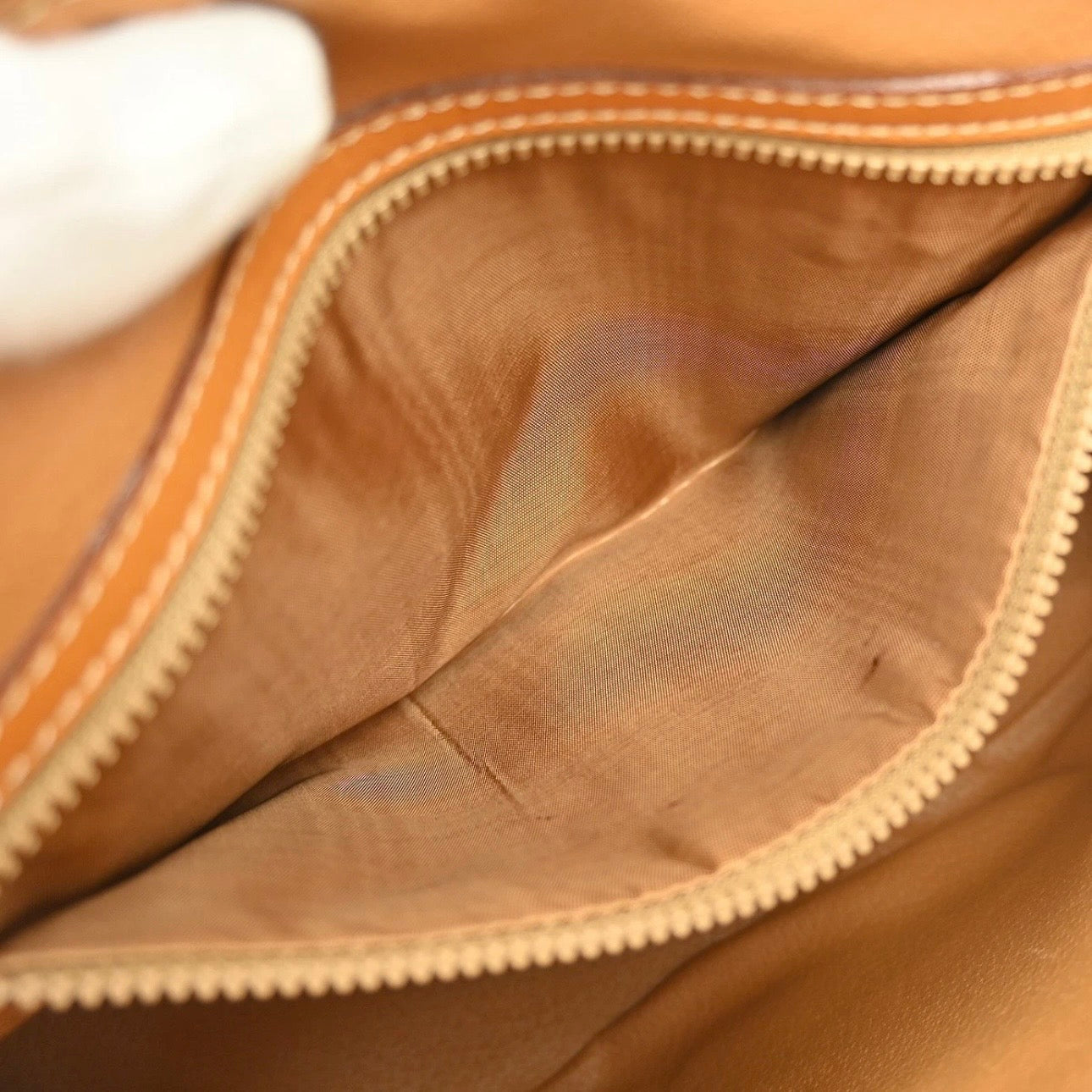 CELINE BROWN MACADAM 2WAY HANDBAG