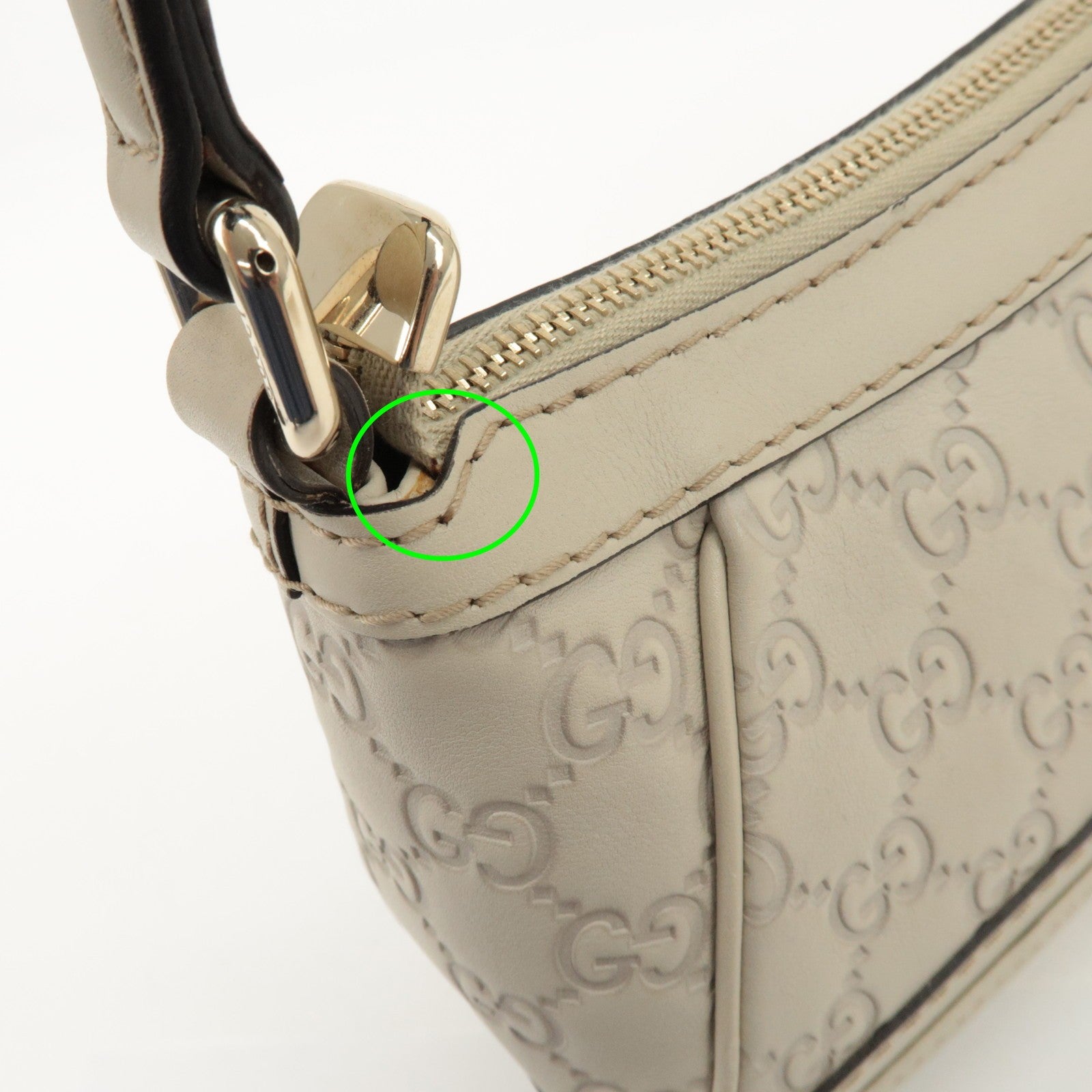 Gucci Hand Bag - Ivory, Leather