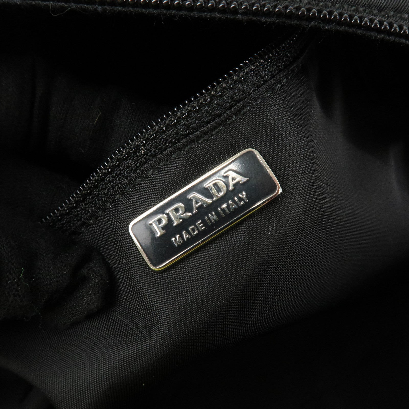 Prada Shoulder Bag - Black, Nylon/Leather