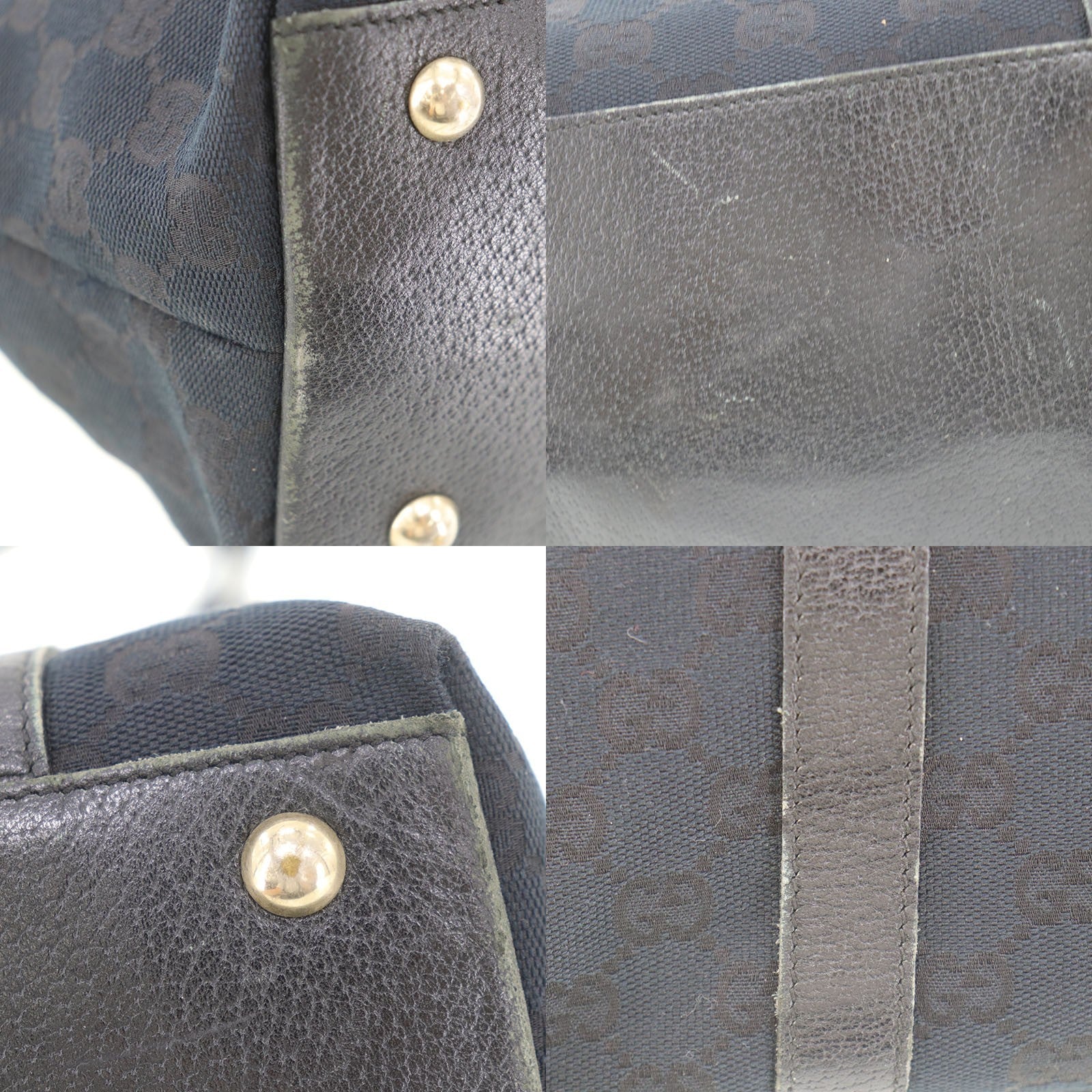 Gucci Original GG Canvas Tote Bag - Black, Canvas